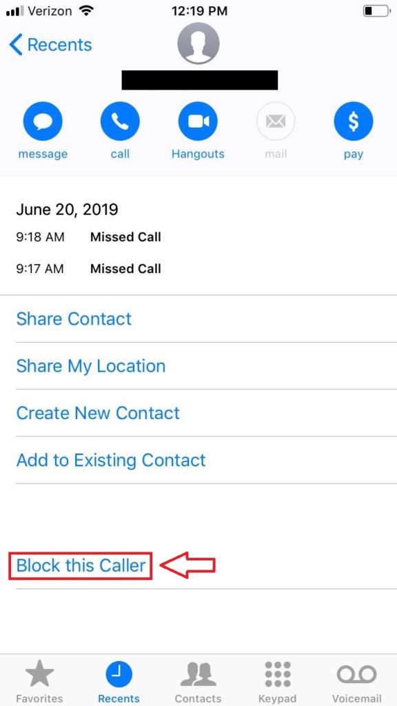 How to Block Phone Numbers on an iPhone Step 2 | Medicare Plan Finder