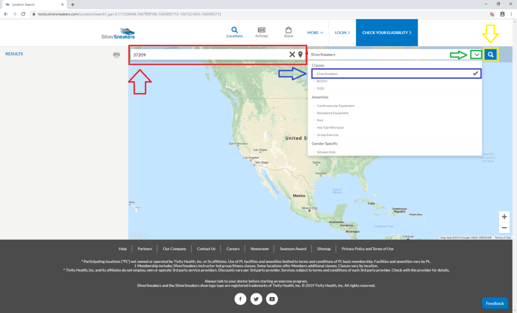 How to Find SilverSneakers Yoga Near You Step 2 | Medicare Plan Finder 