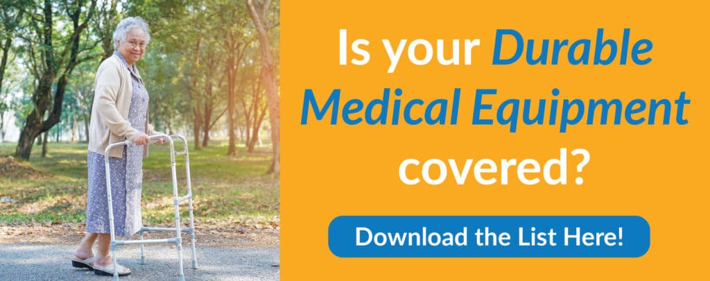 Medicare Durable Medical Equipment List