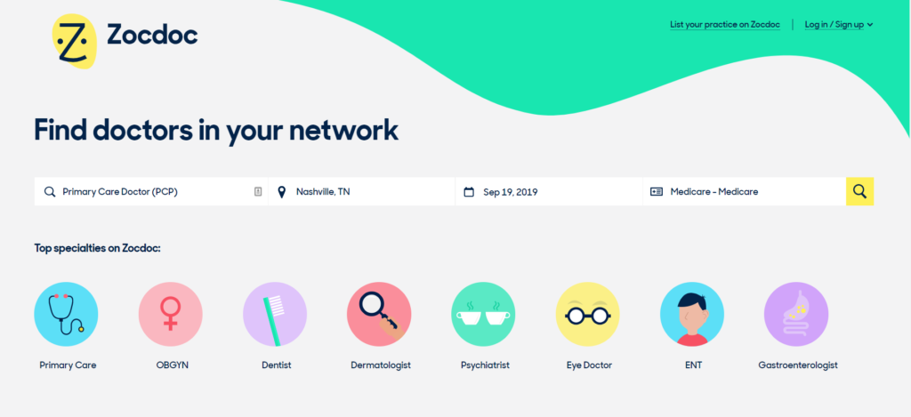 Zocdoc Plan Finder Tool